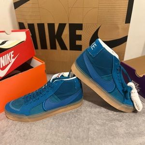 New Nike SB Blazer Mid Premium Plus Teal Gum Shoes Sneakers DV5468-300 Size 12